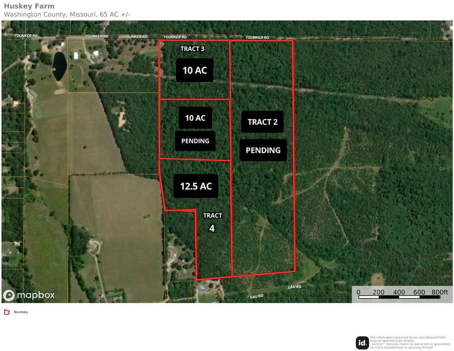 10436 YOUNKER RD POTOSI | WASHINGTON COUNTY MO (TRACT 4) 12.5 - SOLD